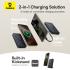 Baseus Nomos 3-in-1 10000mAh Power Bank - Qi2 Certified 15W Wireless Charger, 45W Built-In Two-Way Fast Charging Cable, Type-C Port, Kickstand - Black